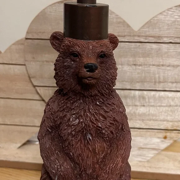 Bear Shaped Soap Dispenser - Brown - Picture 6 of 8
